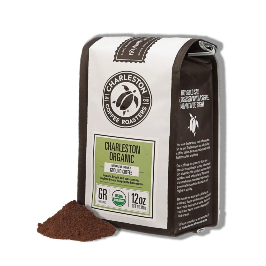 Charleston Organic Medium Roast Ground Coffee - 12 oz