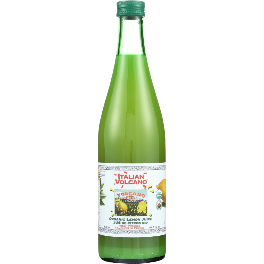 Italian Volcano Organic Lemon Juice, 500 ml