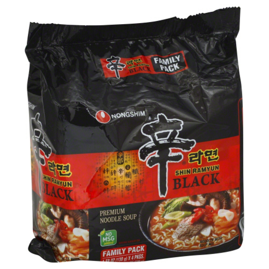 Shin Black Ramyun Noodles 4Pk - 18.32 OZ