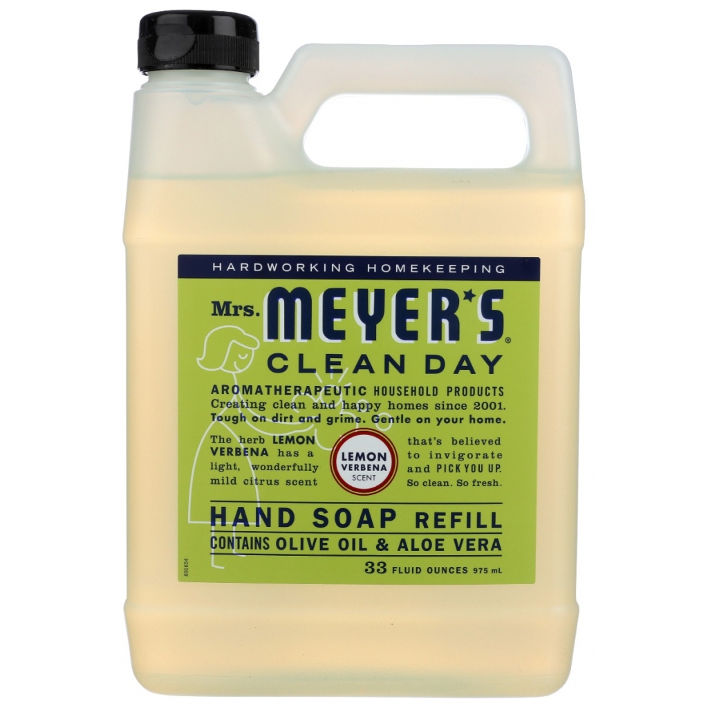 Lemon-Scented Liquid Soap Refill, 33 oz