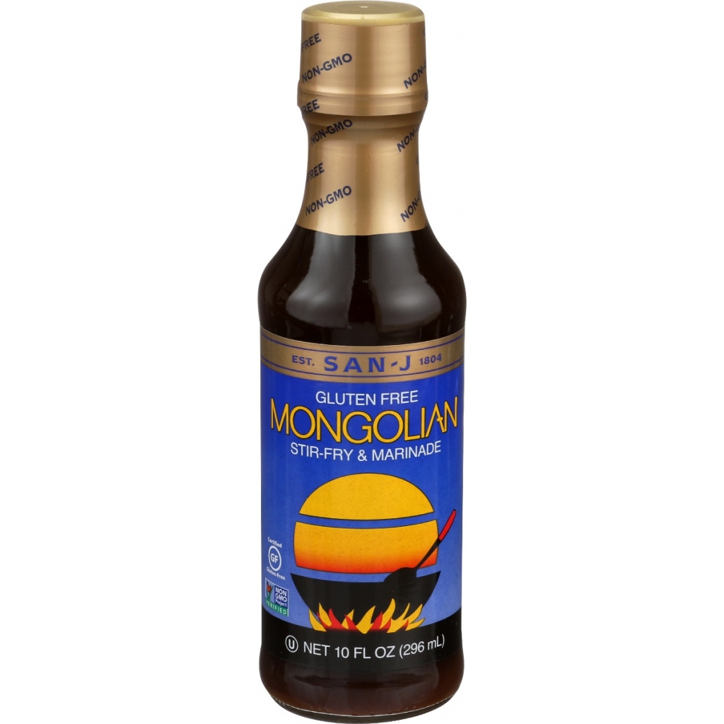 San-J Mongolian Sauce - Gluten Free, 10 oz