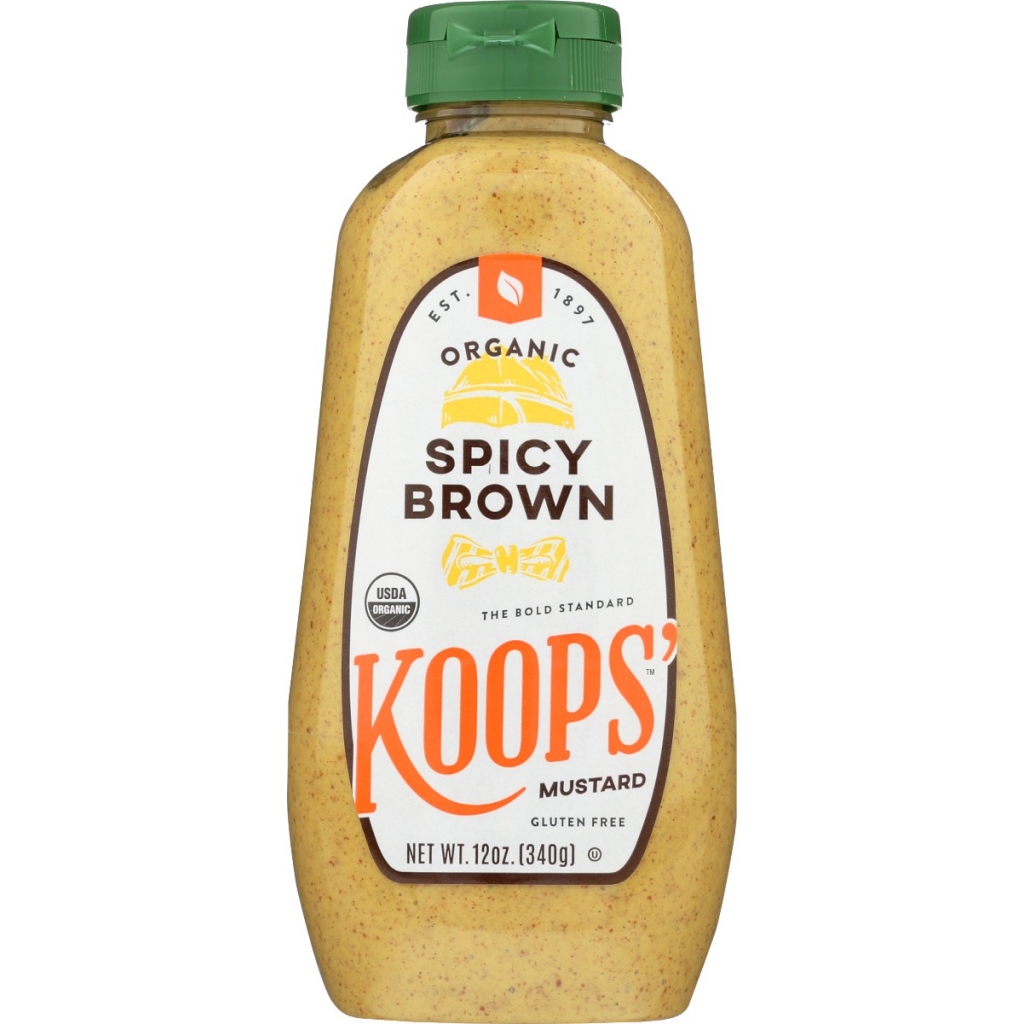 Spicy Brown Mustard Organically Sourced - 12 OZ