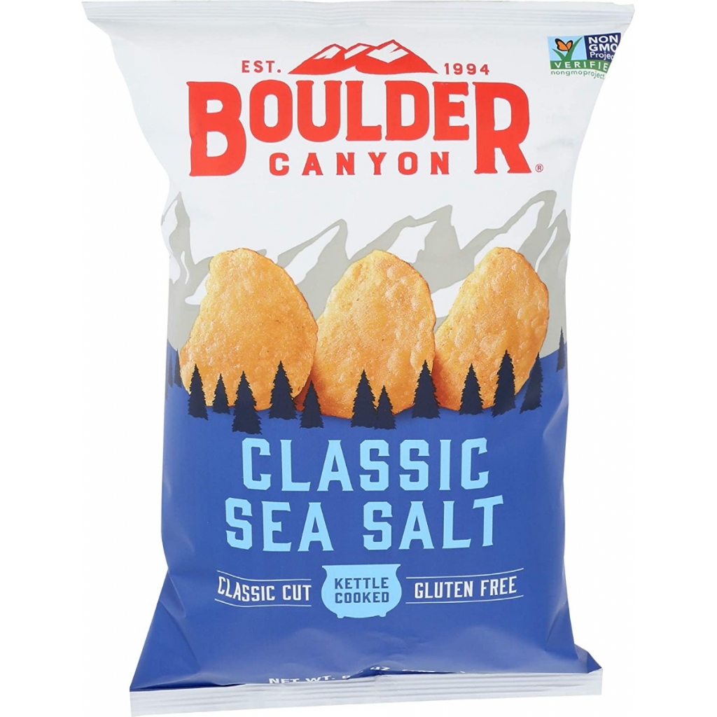 Classic Sea Salt Kettle-Cooked Chips, 6.5 oz