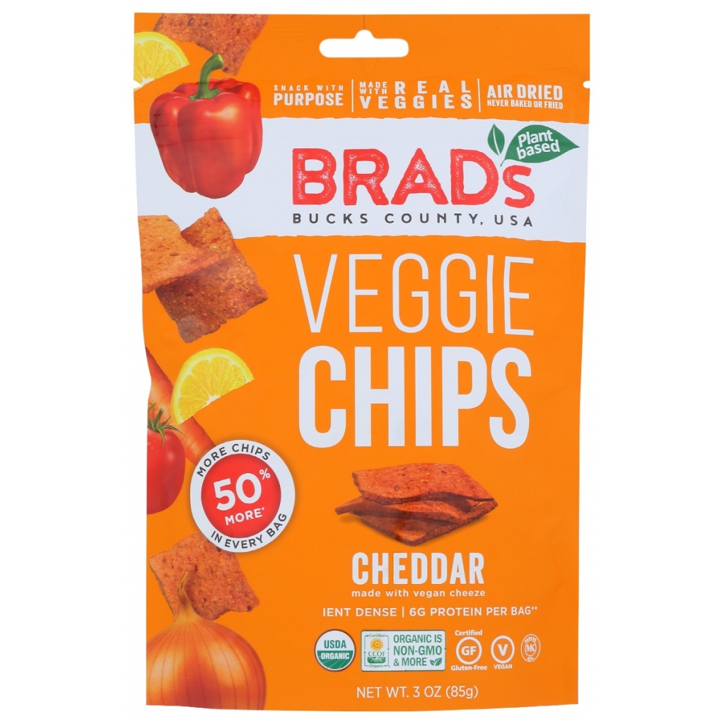 Cheddar Veggie Chips, 3 oz