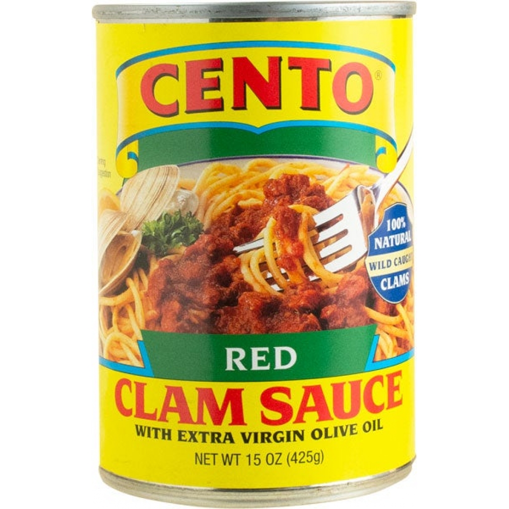 Cento Red Clam Sauce - Savory Italian Style, 15 oz