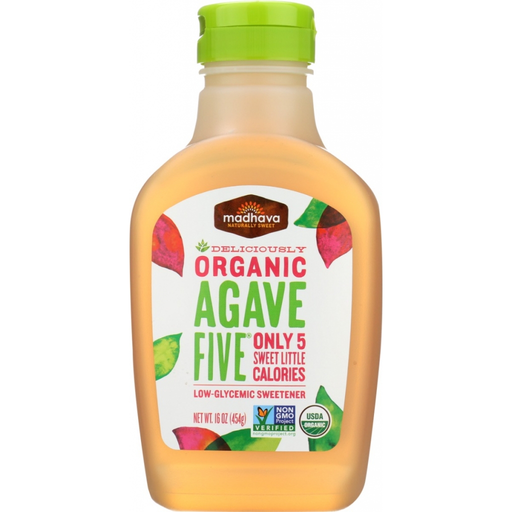 Organic Agave Five Low Glycemic Sweetener - Pure and Tasty