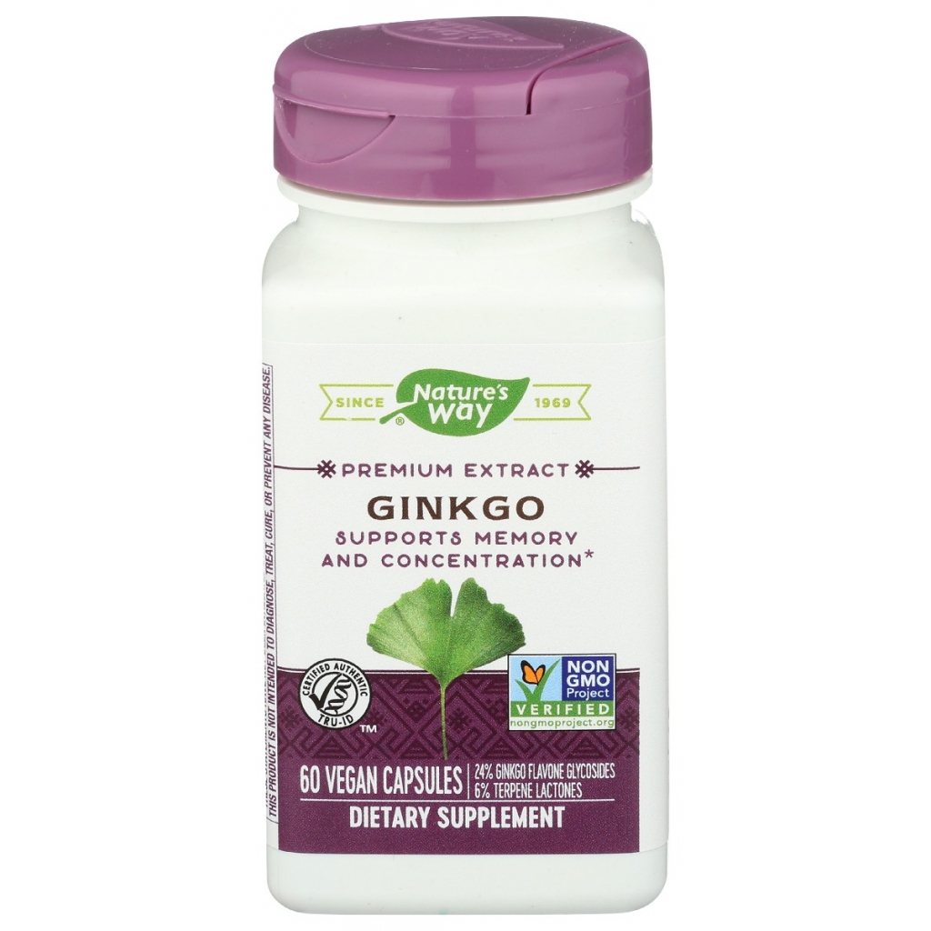 Nature's Way Ginkgo Capsules - 60 ct