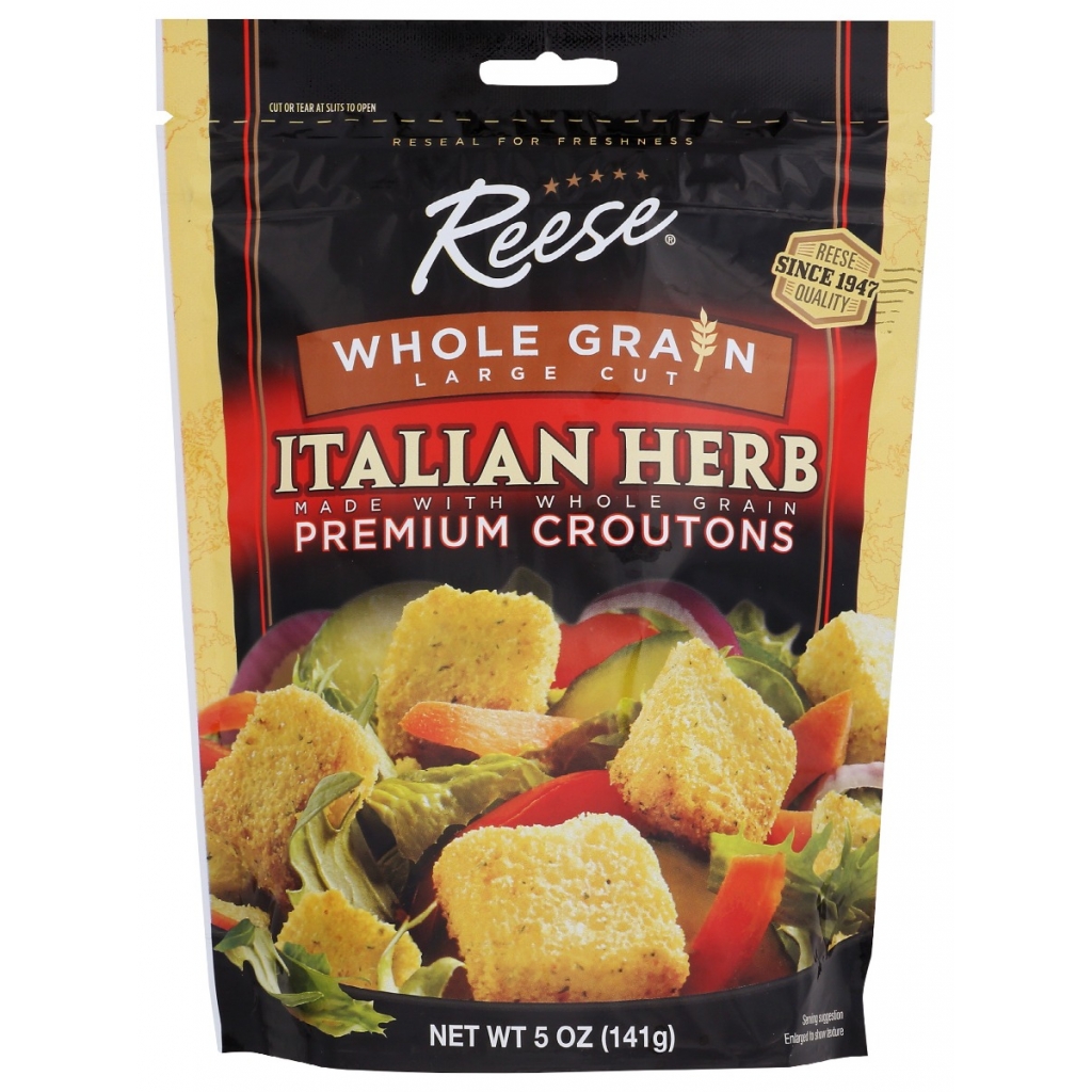 Whole Grain Italian Herb Croutons - 5 oz