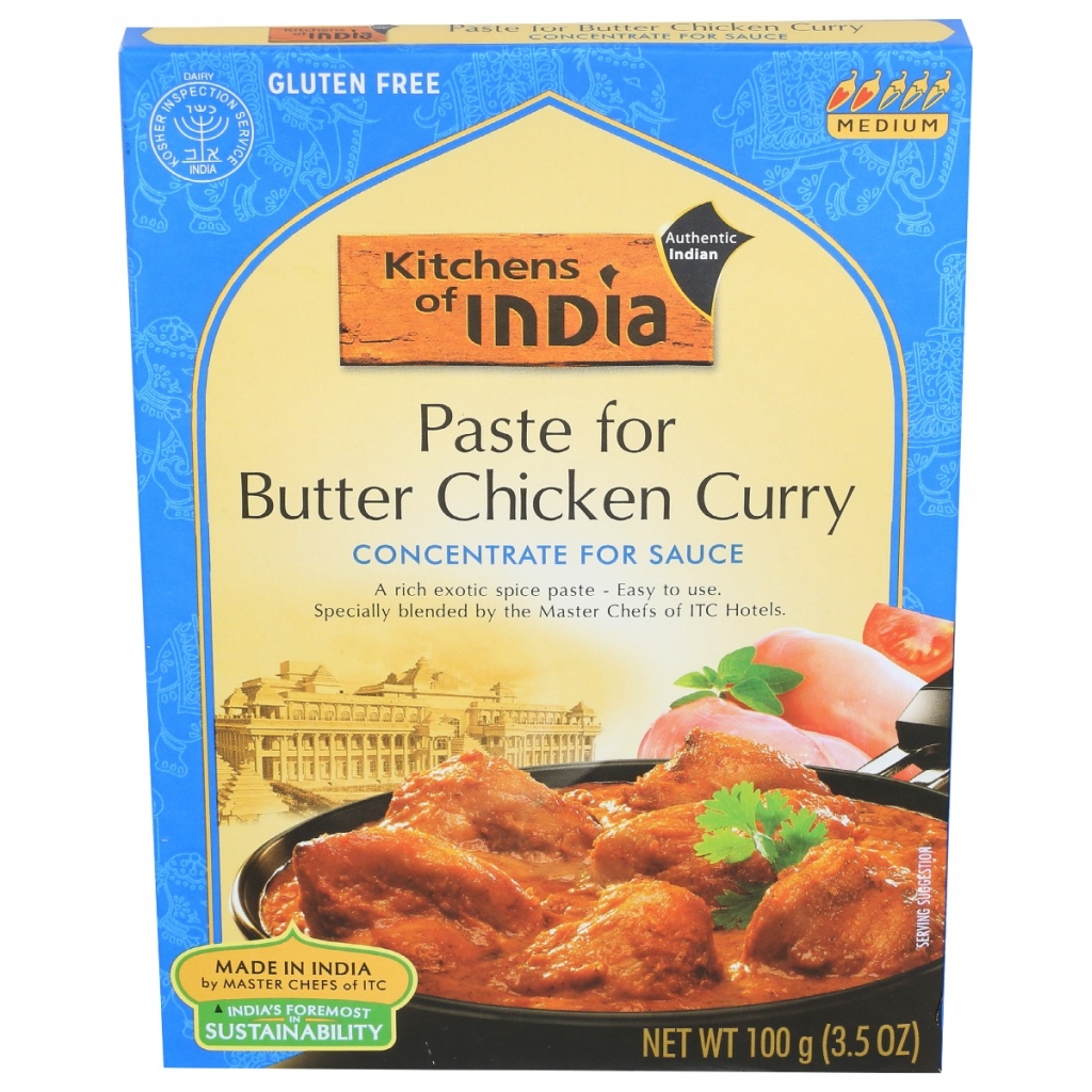 Kitchens of India Paste for Butter Chicken Curry - Authentic Indian Flavor