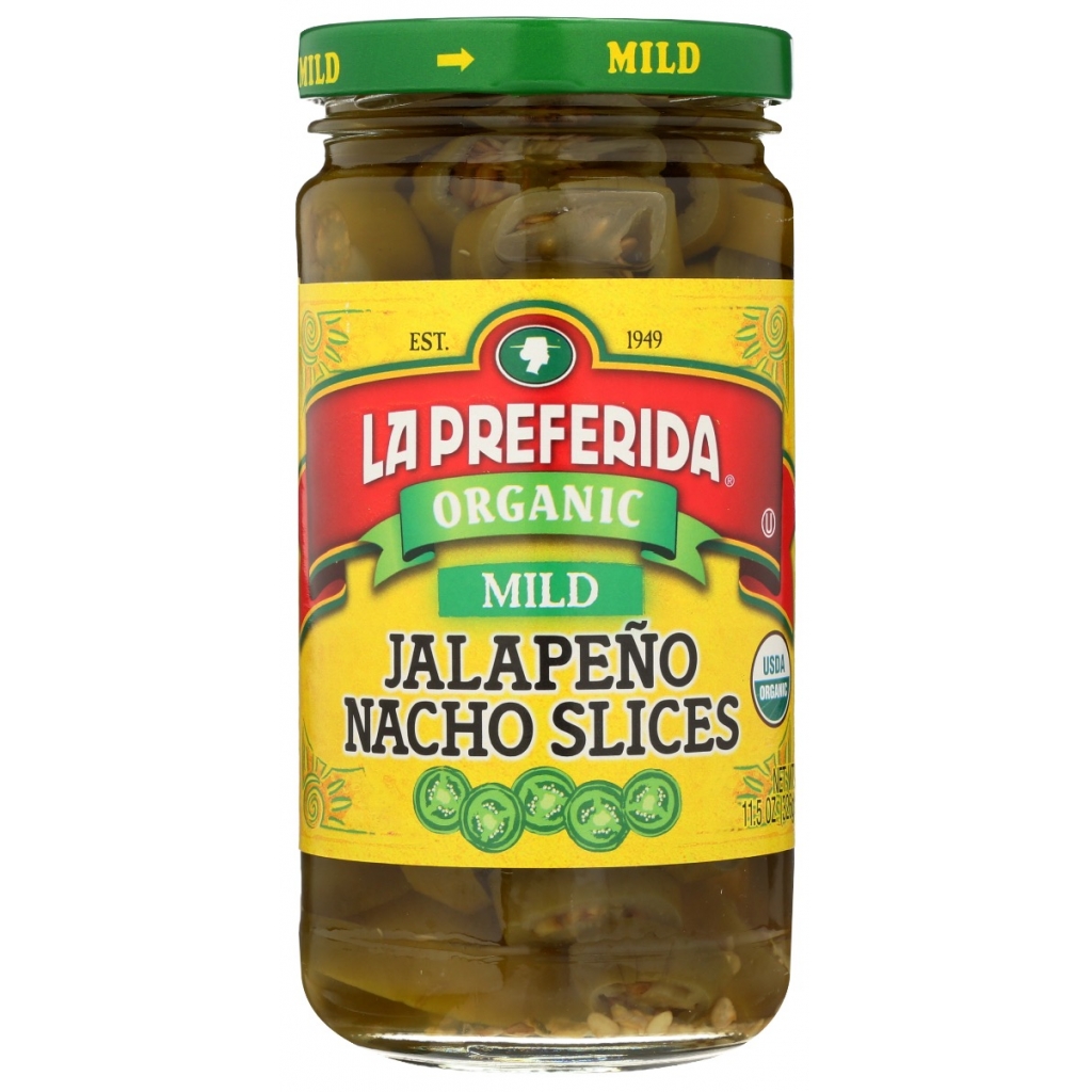 Certified Organic Mild Jalapeño Slices - 11.5 oz