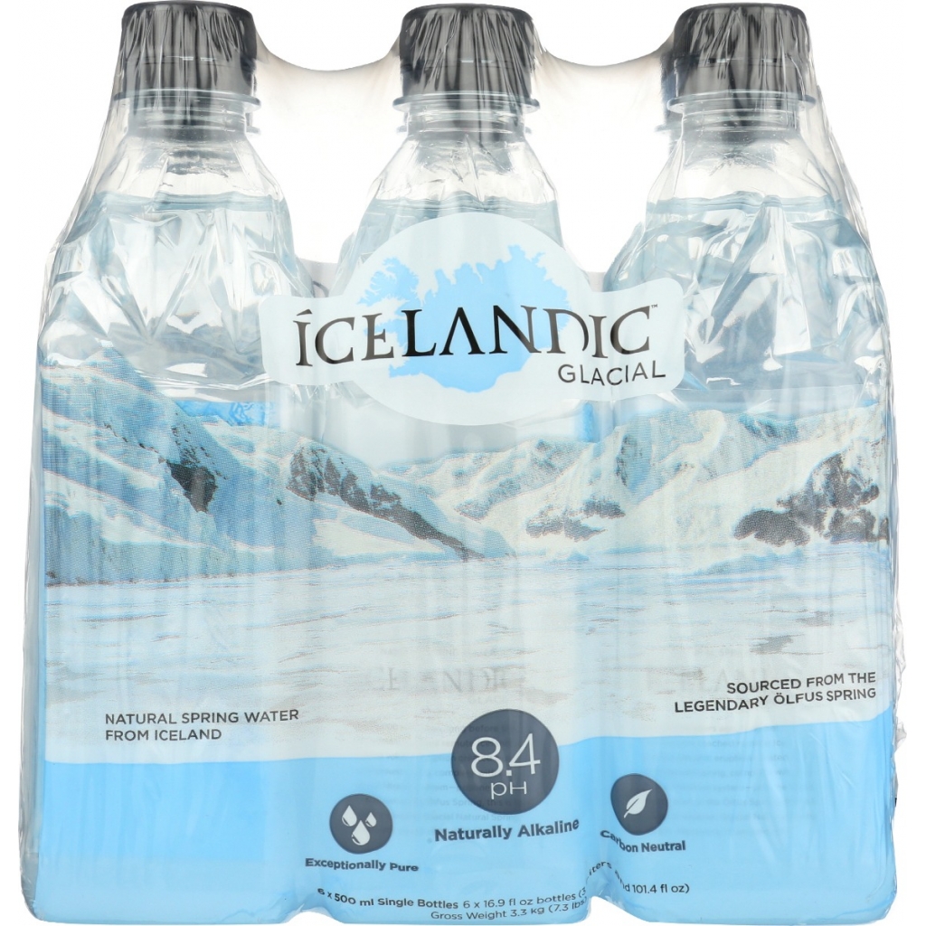 Icelandic Glacial™ Spring Water 6-Pack, 101.4 fl oz