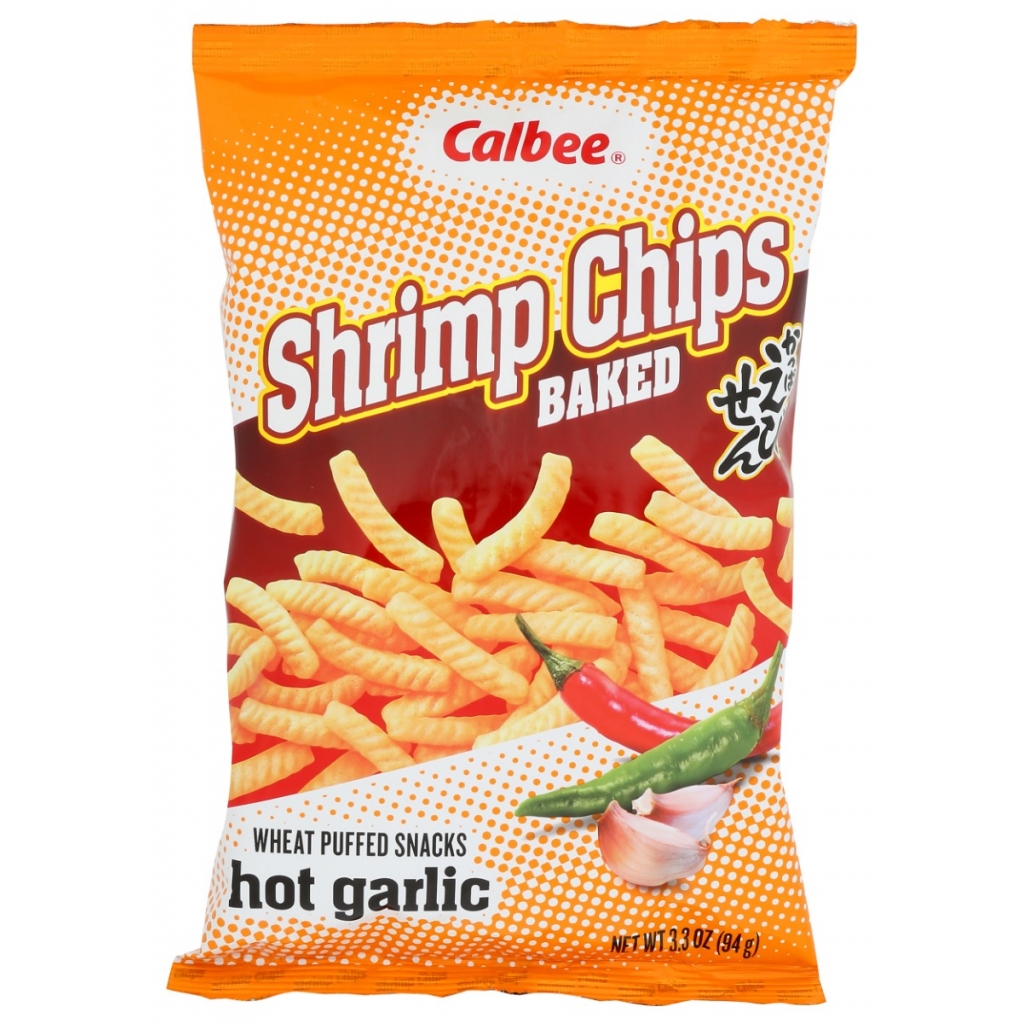 Hot Garlic Chip Shrimp Snack - 3.3 oz