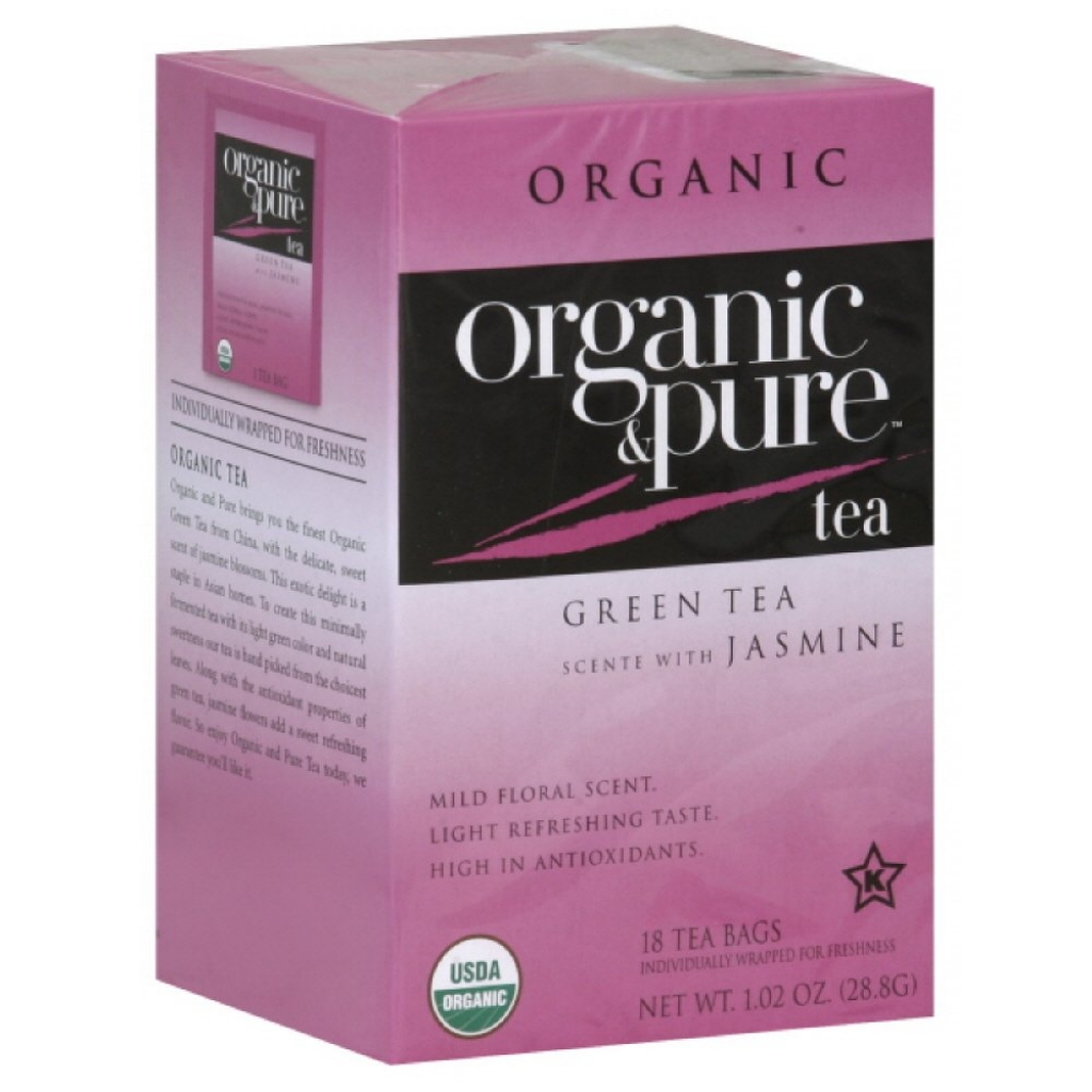 Organic Green Jasmine Tea, 18 Bags