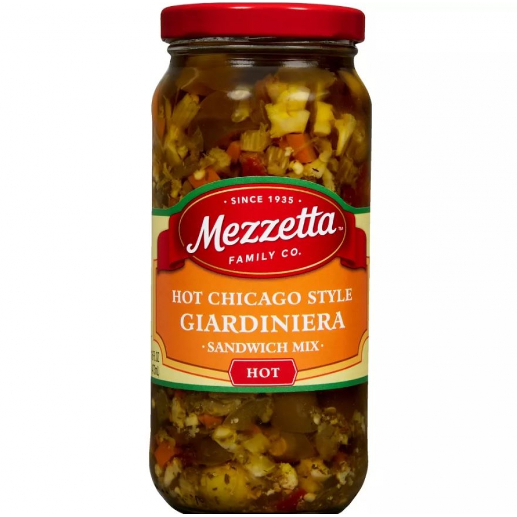 Spicy Hot Chicago Style Giardiniera Sandwich Mix, 16 oz