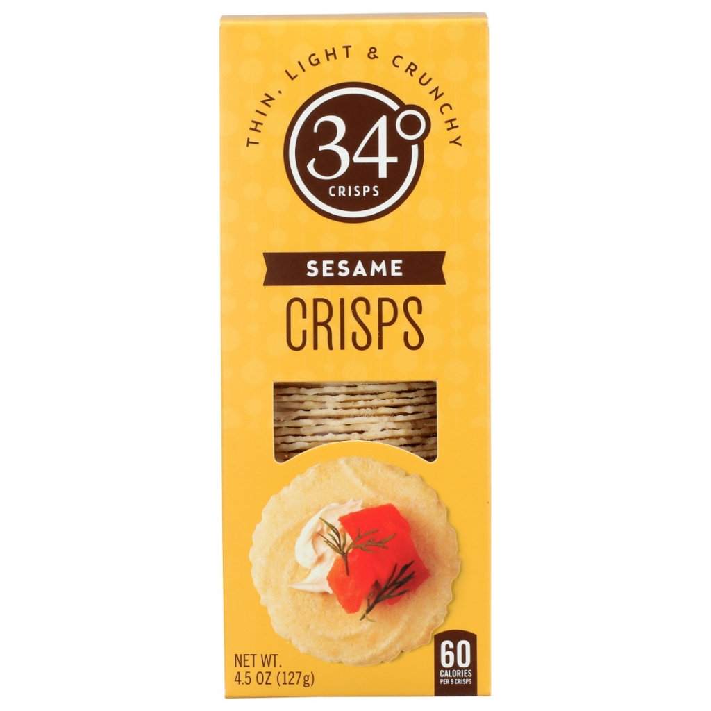 Savory Sesame Crisps - 4.5 oz.