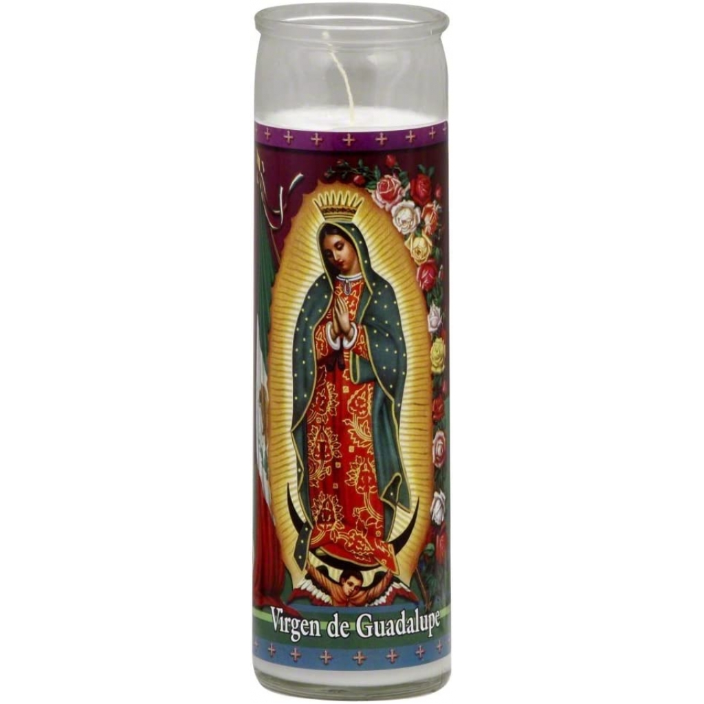 Virgin De Guadalupe Candle, 1 ea