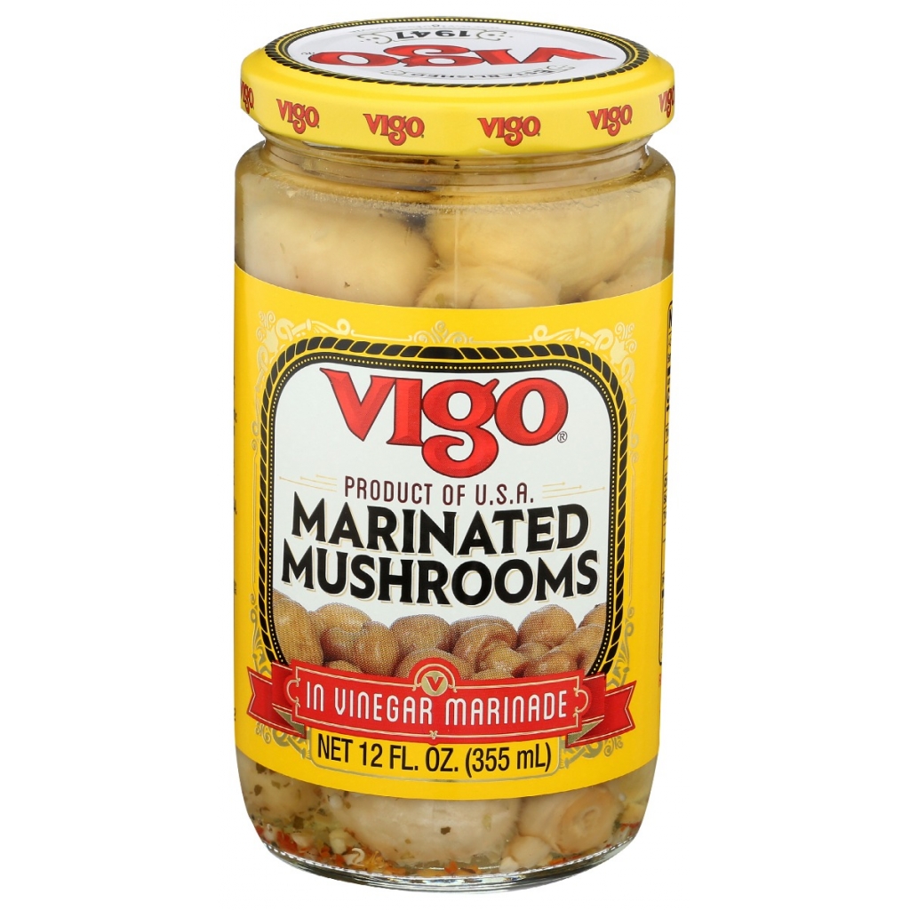 Zesty Marinated Mushrooms, 12 oz