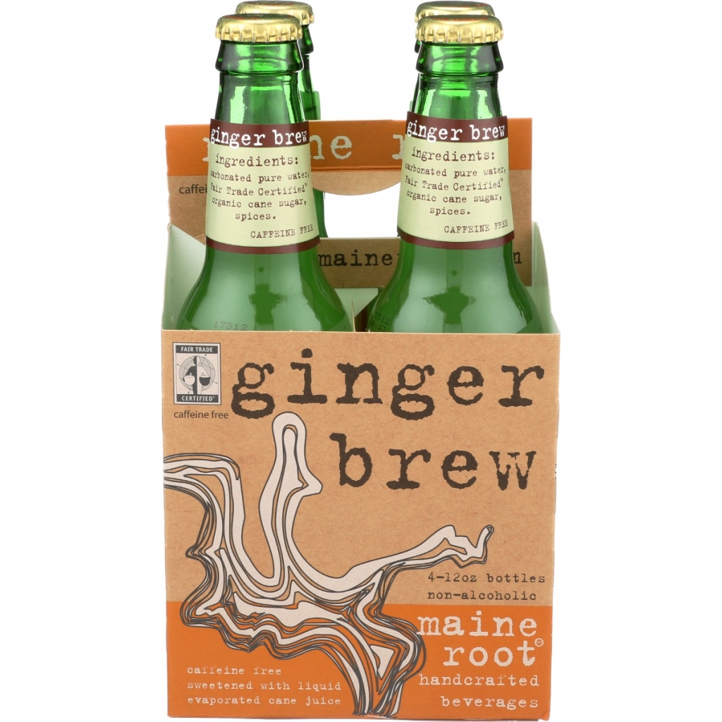 Handcrafted Ginger Brew Soda - 4 Pack - 48 fl oz