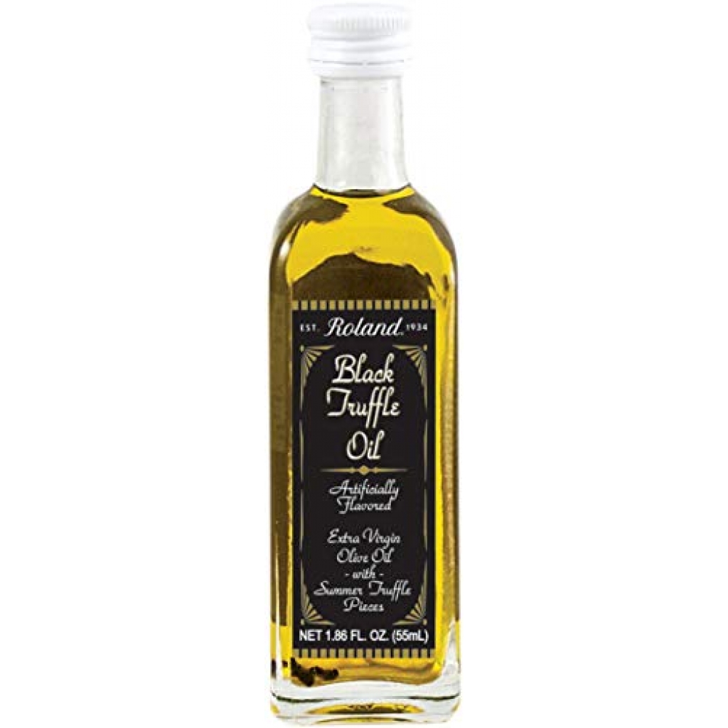 Roland Extra Virgin Olive Oil with Black Truffle Oil, 1.86 oz