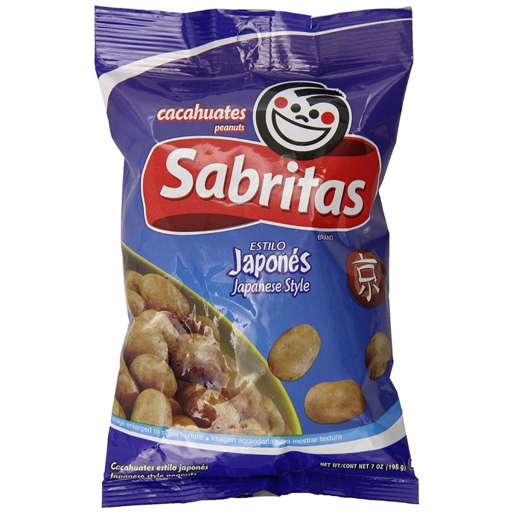 Sabritas Japanese Peanuts Snack - 7 oz