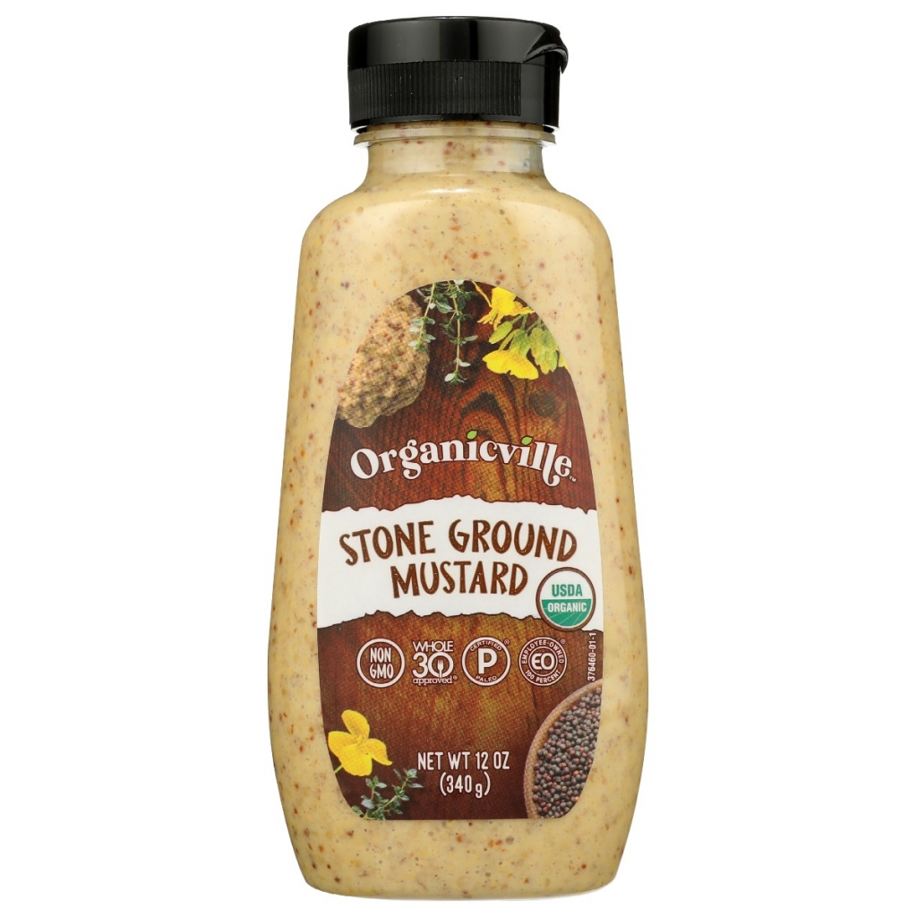 Organic Stone Ground Mustard, 12 oz