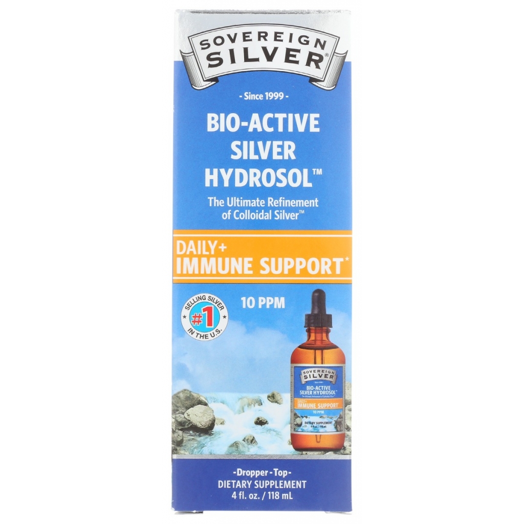 Sovereign Silver Bio-Active Hydrosol, 4 oz