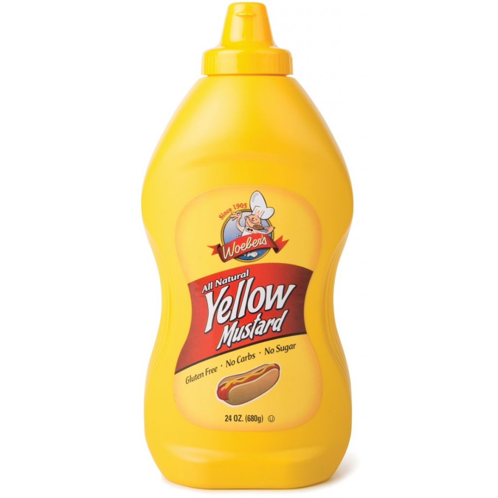 Squeezable Yellow Mustard - 24 oz