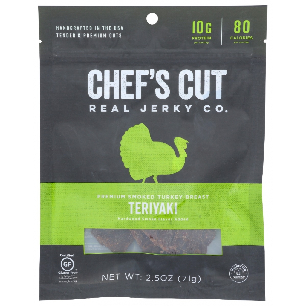 Teriyaki Turkey Jerky Snack - 2.5 oz