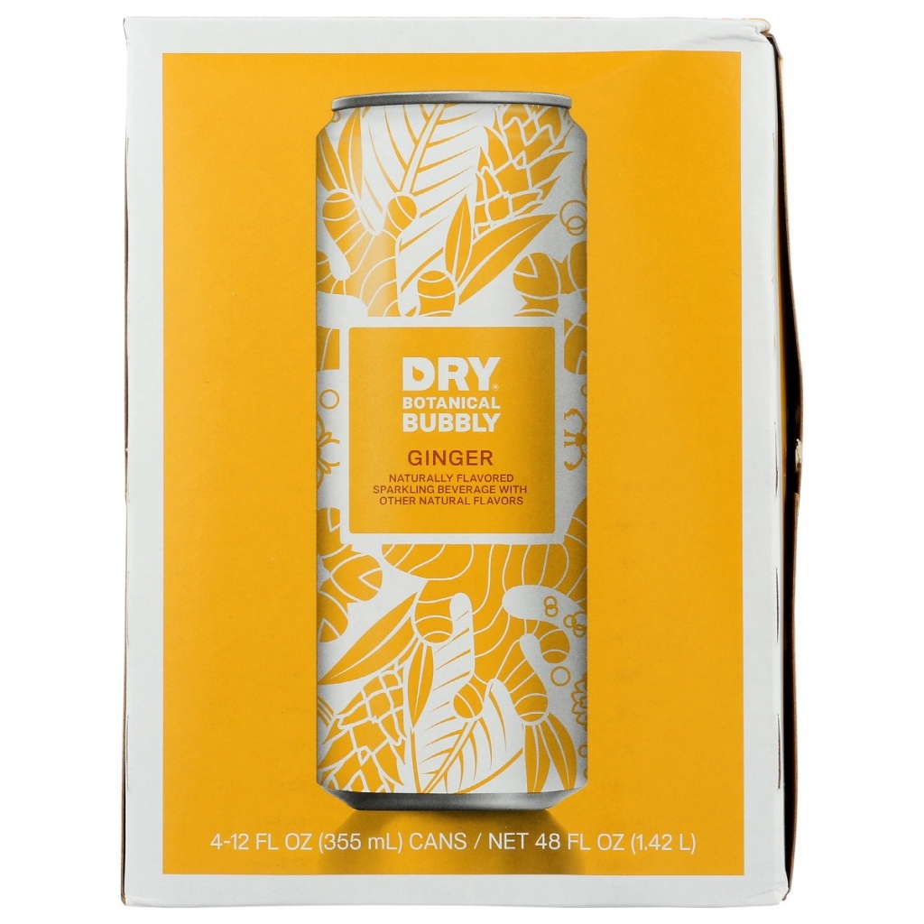 DRY Ginger Botanical Bubbly - 48 oz (4 Pack)