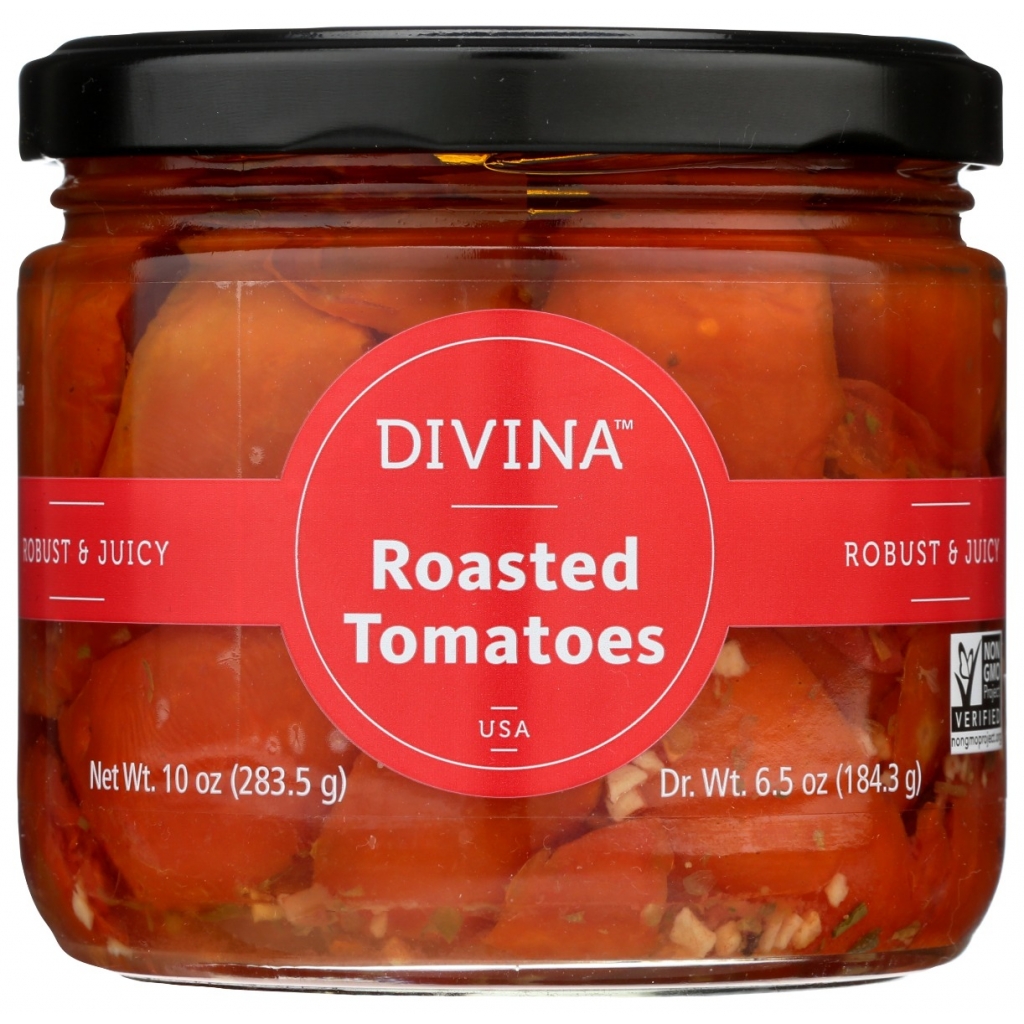 Garlic & Herb Marinated Roasted Red Tomatoes, 10 oz