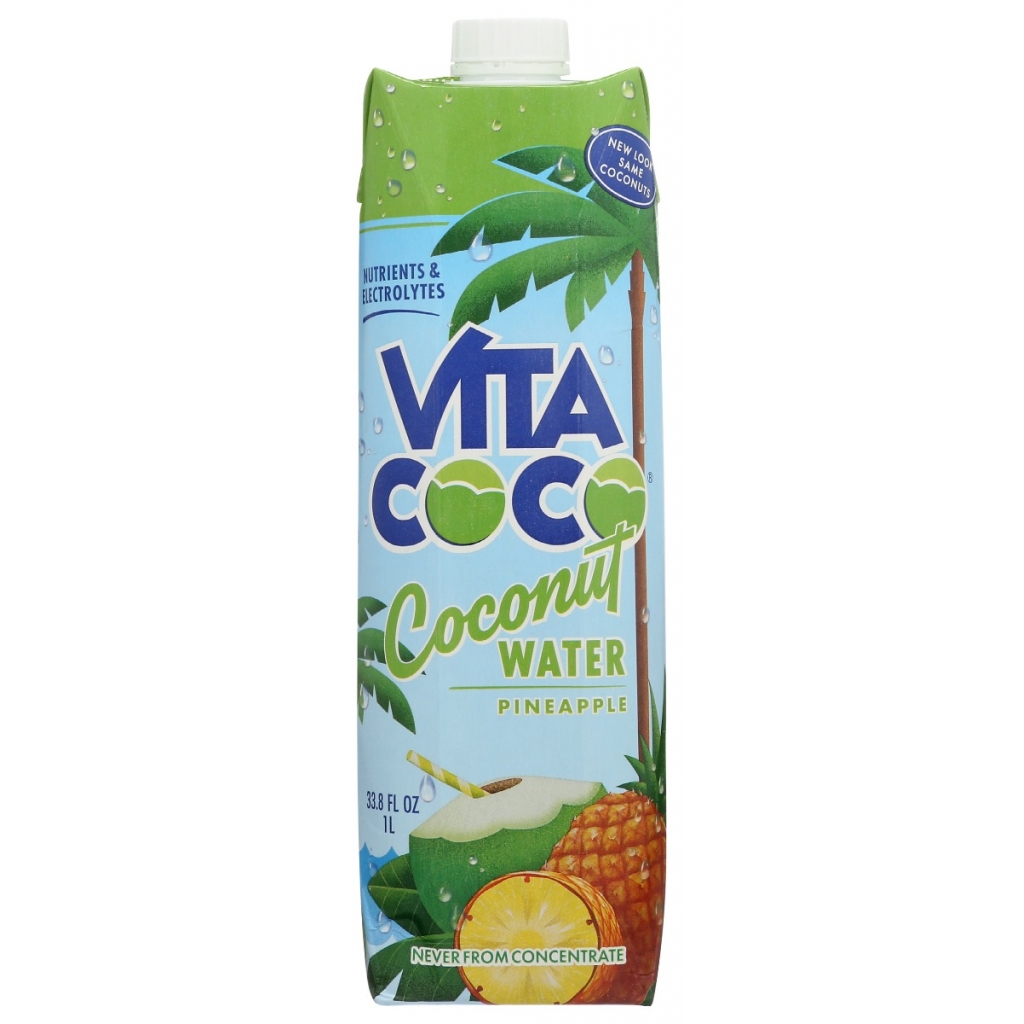 Coconut Water with Pineapple - Refreshing Hydration, 1 liter