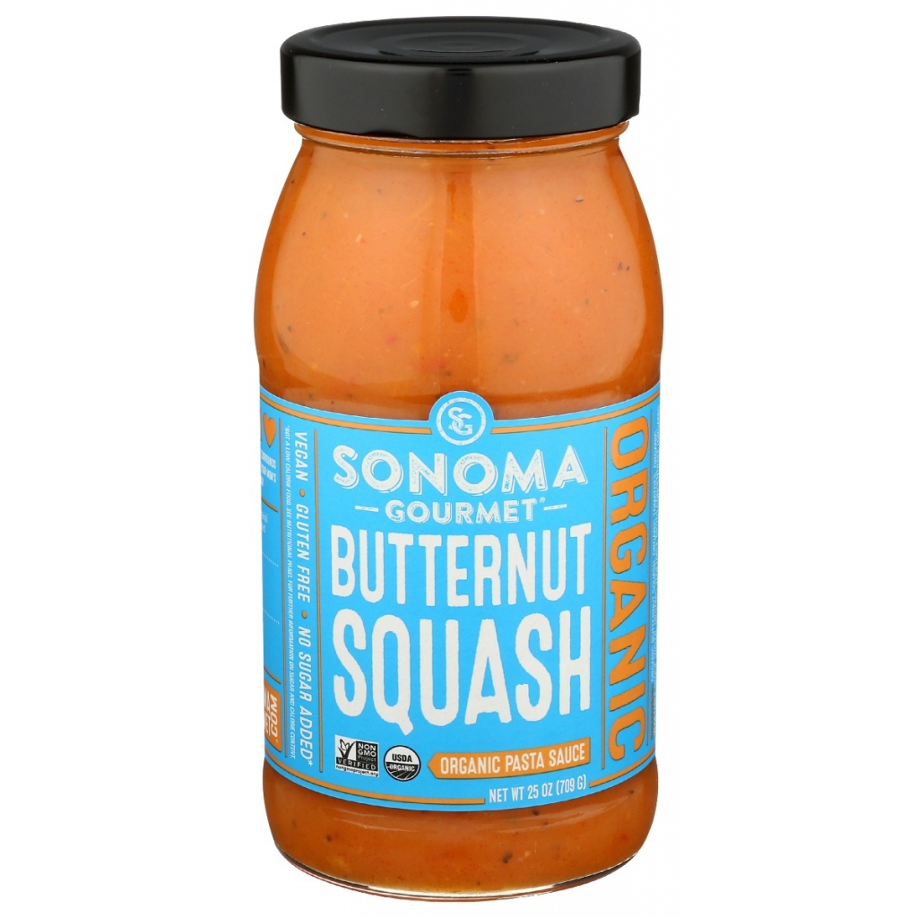 Organic Butternut Squash Sauce - Fall-Inspired Flavor, 25 oz