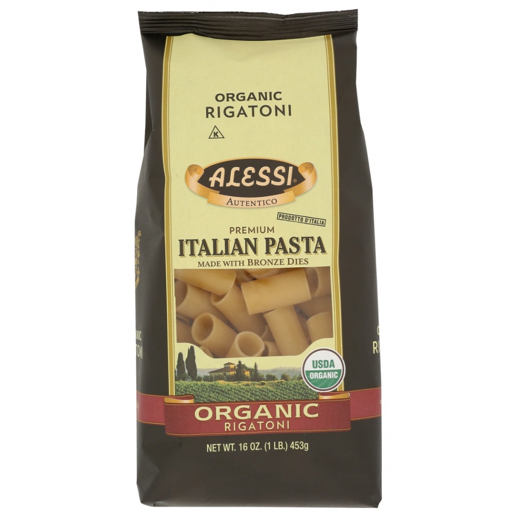 Organic Rigatoni Pasta - Italian Quality - 16 oz.