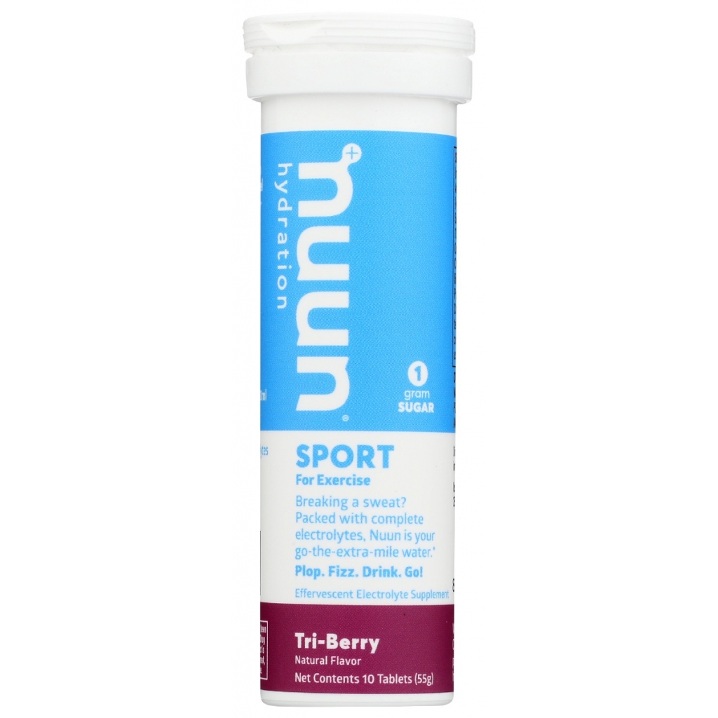 Nuun Sport Tri-Berry Electrolyte Tablets – 10 Tablets