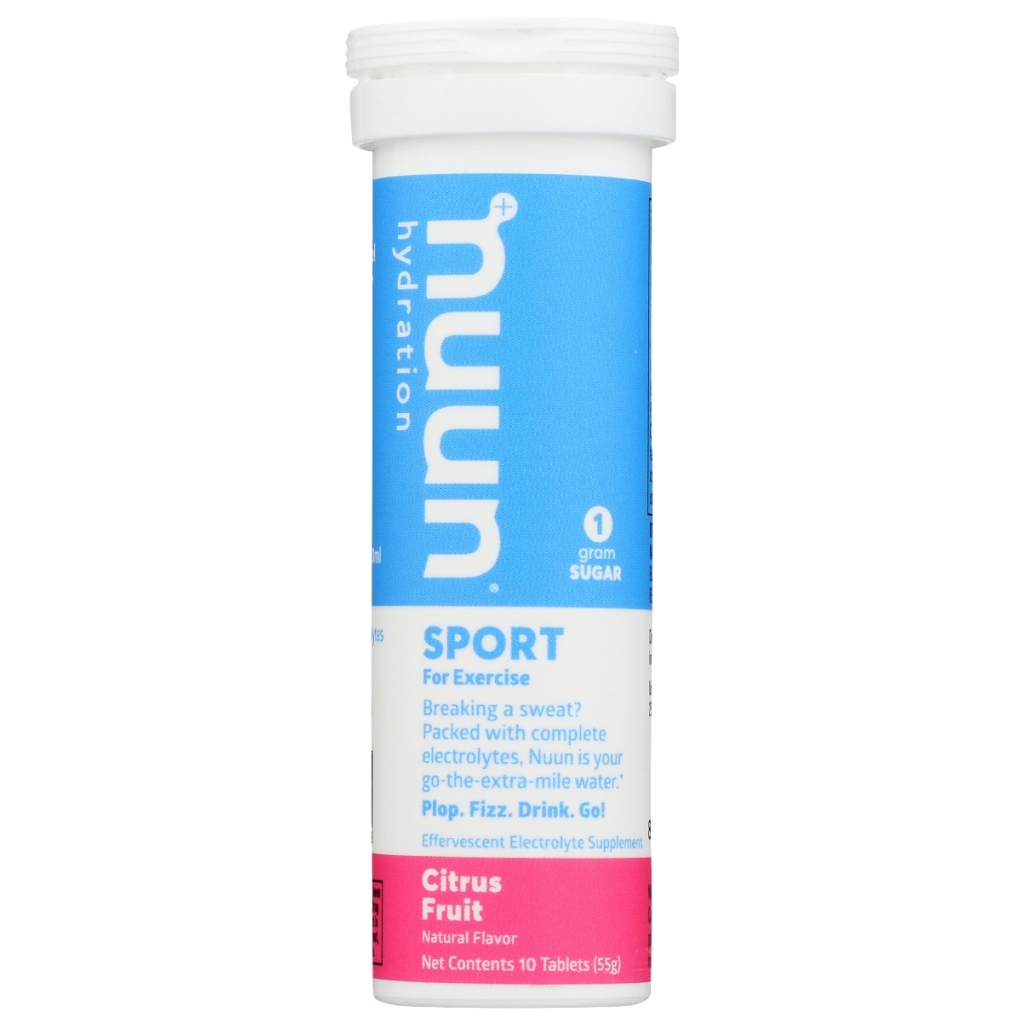 Nuun Sport Citrus Hydration Tablets - 10 Tablets