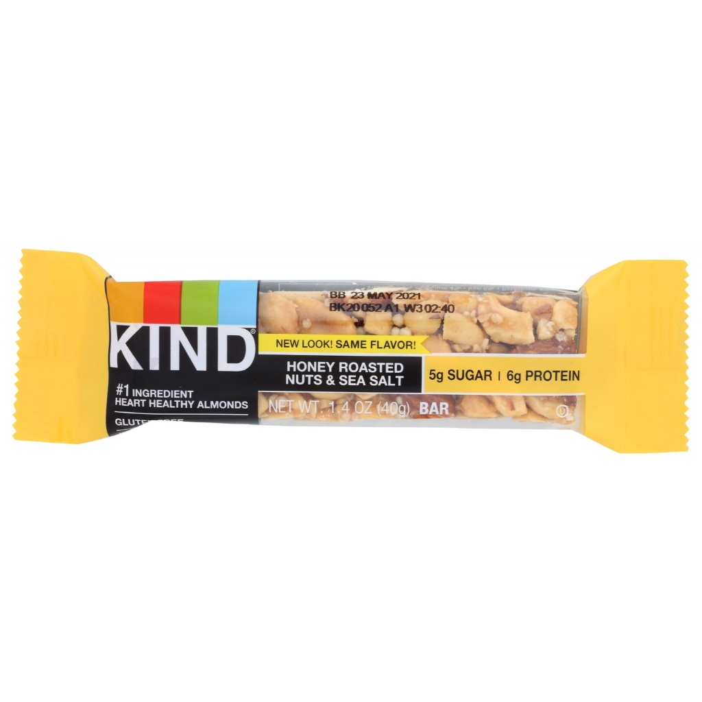 Honey Roasted Nuts & Sea Salt Bar - 1.4 oz