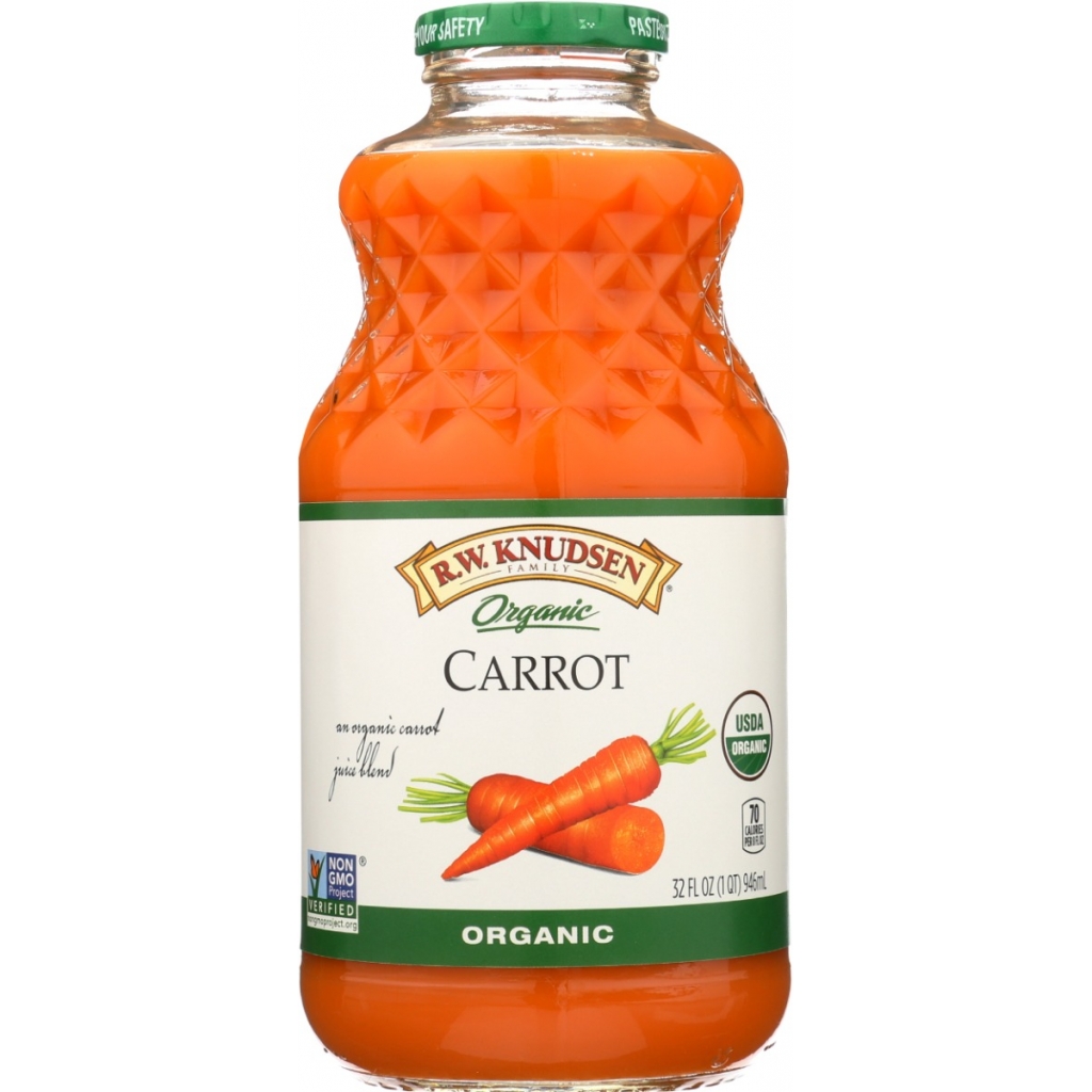 Refreshing Organic Carrot Juice – 32 oz