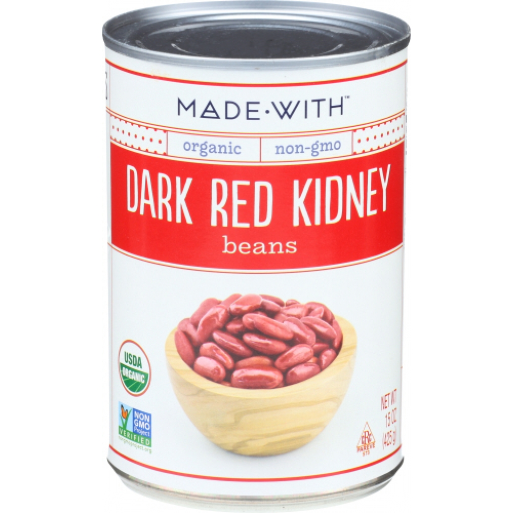 Organic Dark Red Kidney Beans, 15 oz