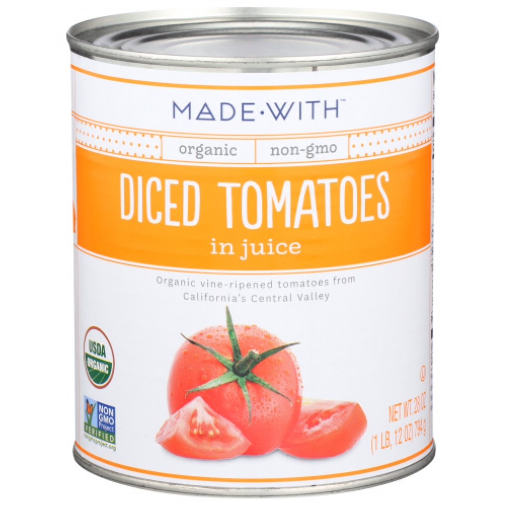 Organic Diced Tomatoes, 28 oz