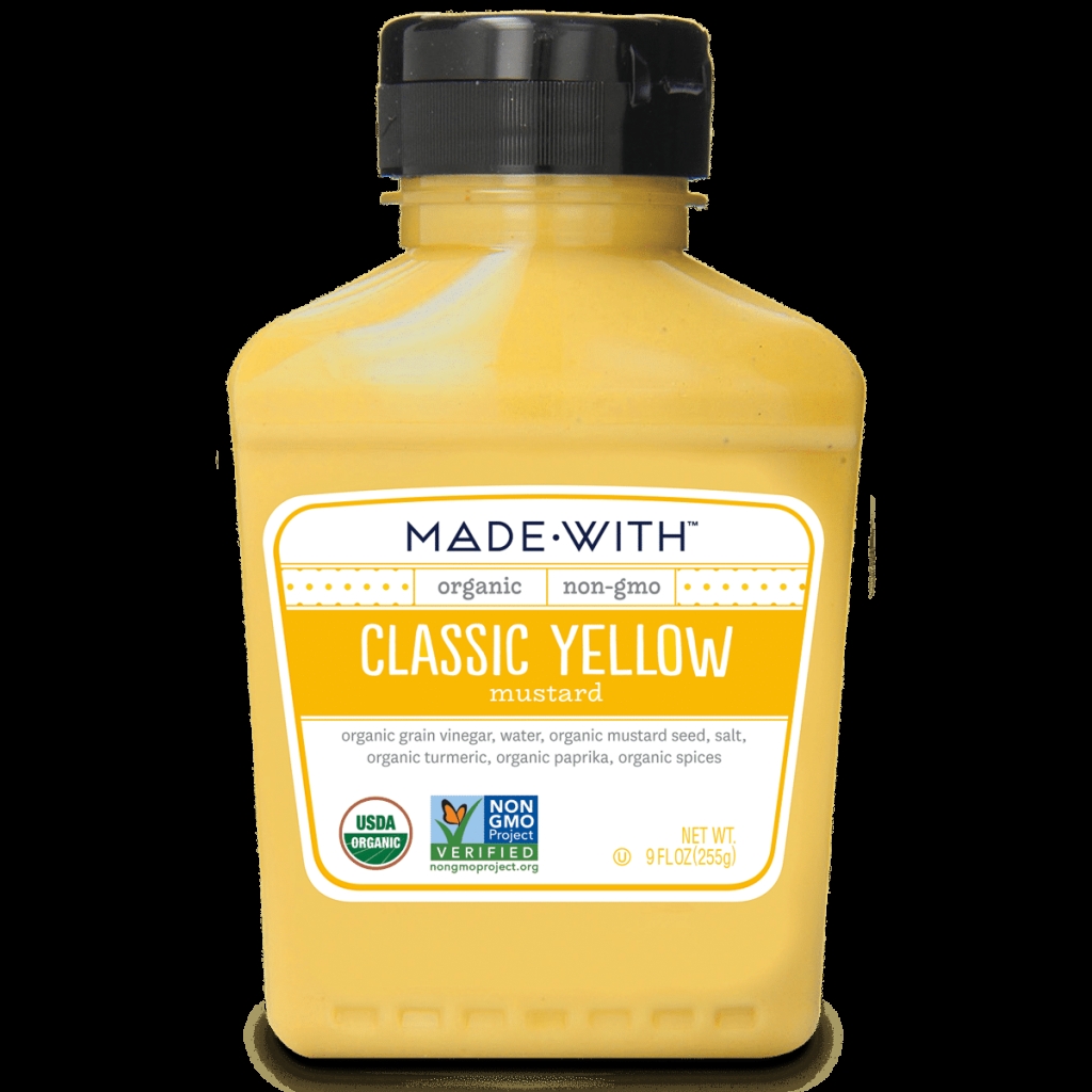 Organic Classic Yellow Mustard Condiment, 9 oz