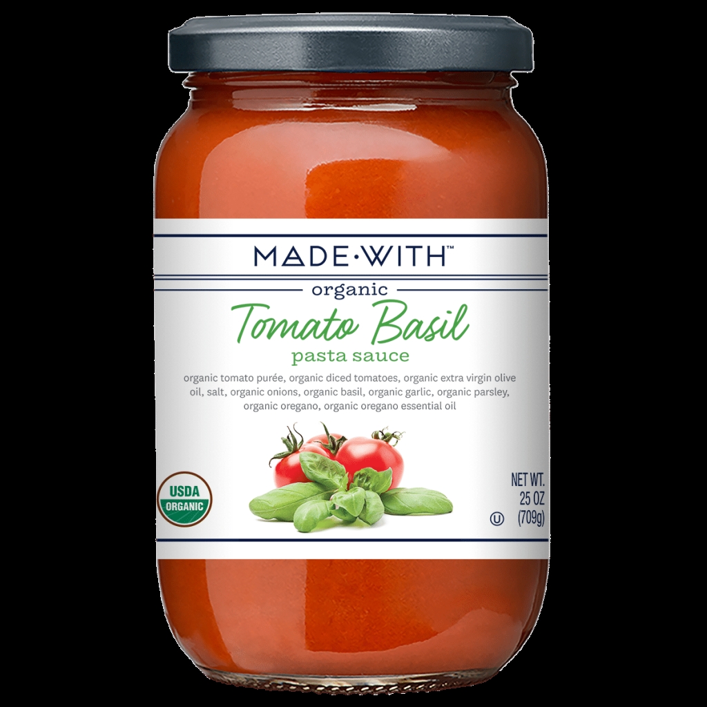 Organic Tomato Basil Pasta Sauce, 25 oz