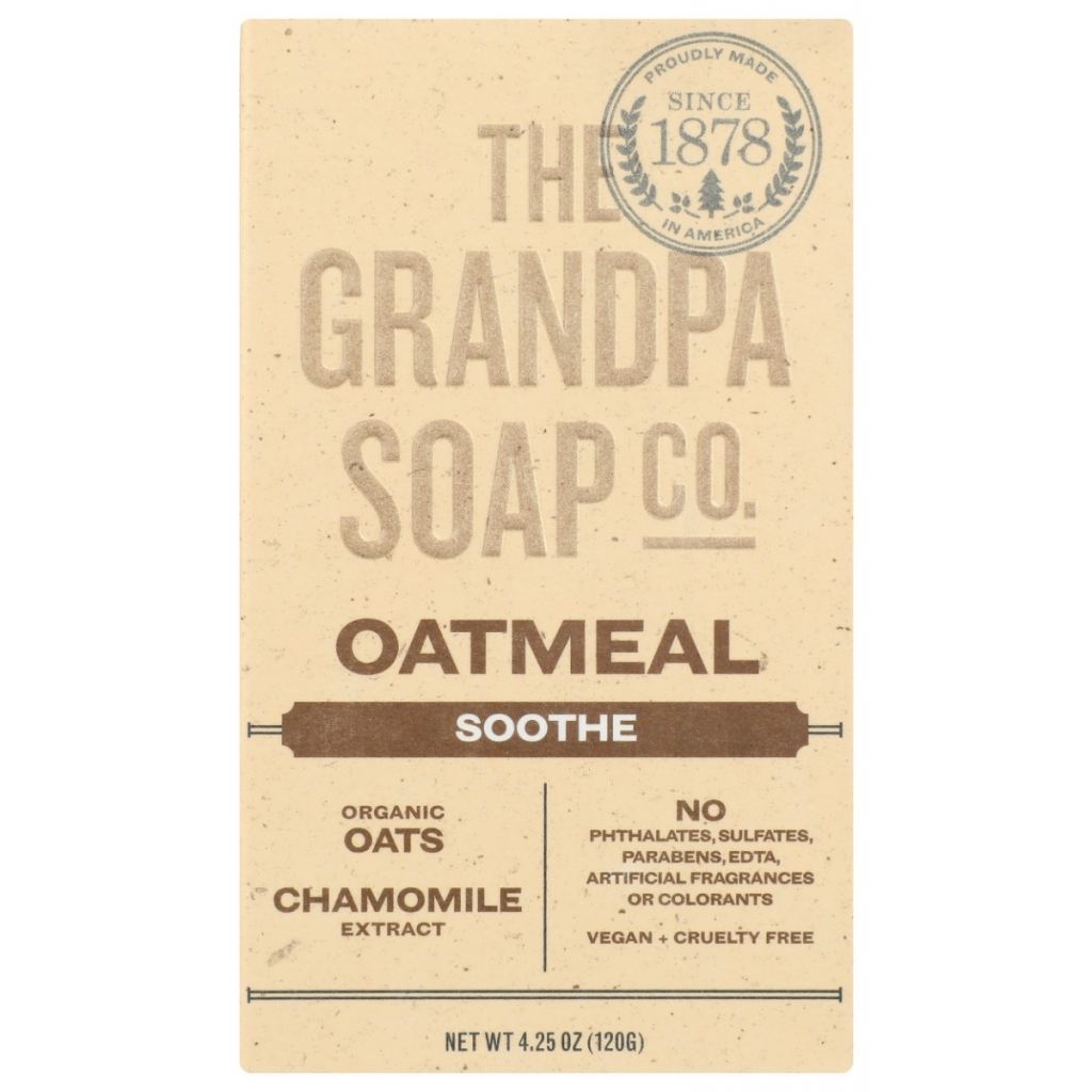 Organic Oatmeal Bar Soap - 4.25 oz