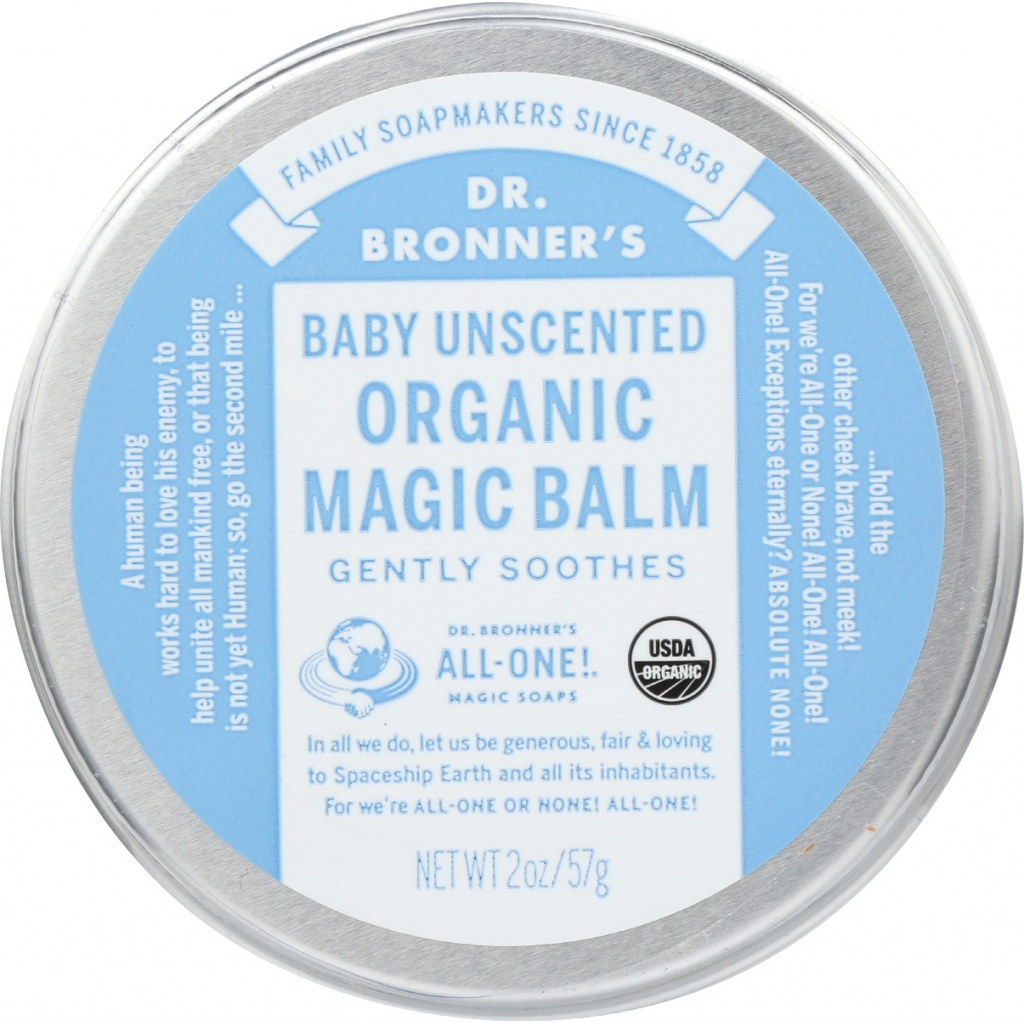 Dr. Bronner's Unscented Organic Magic Balm - 2 oz