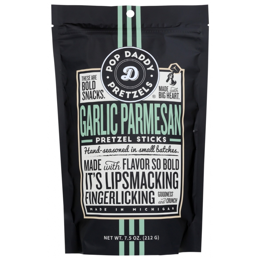 Garlic Parmesan Seasoned Pretzels - 7.5 oz