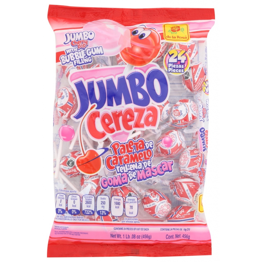 Cherry Pop Jumbo Lollipop - 16.08 Oz