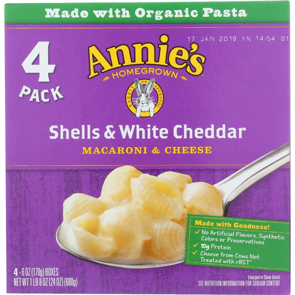 Organic Shells & White Cheddar Macaroni & Cheese - 24 oz