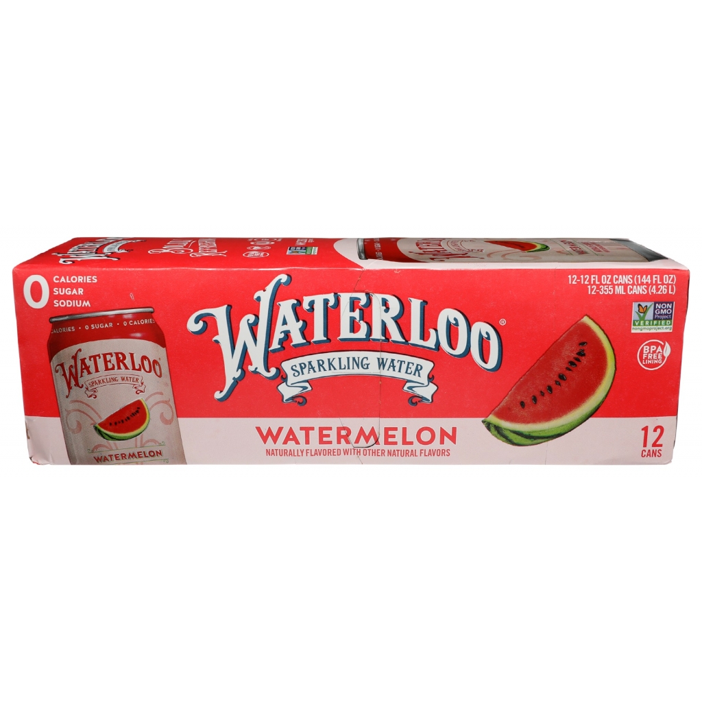 Watermelon Sparkling Water - 12 Pack (144 fl oz)