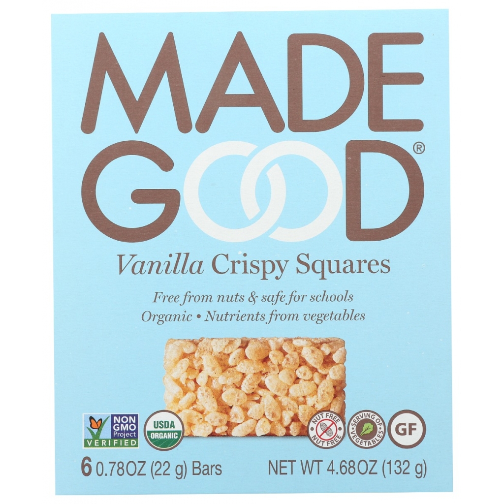 Nutritious Vanilla Crispy Squares - 4.68 oz