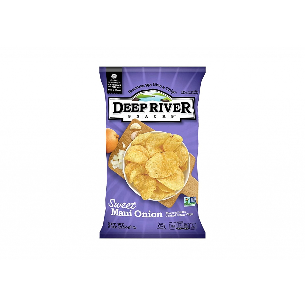 Sweet Maui Onion Kettle Cooked Potato Chips, 8 oz