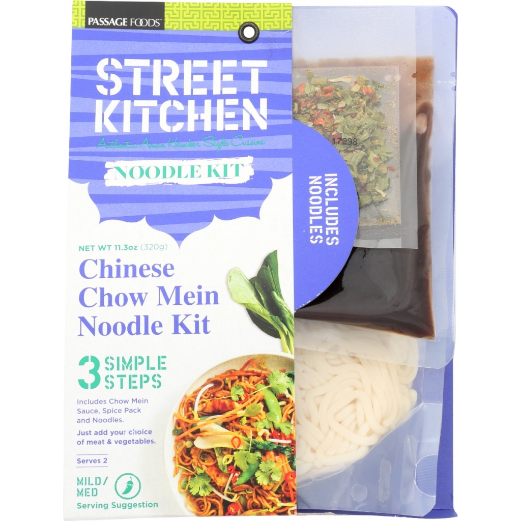 Street Kitchen Chow Mein Noodle Kit, 11 oz